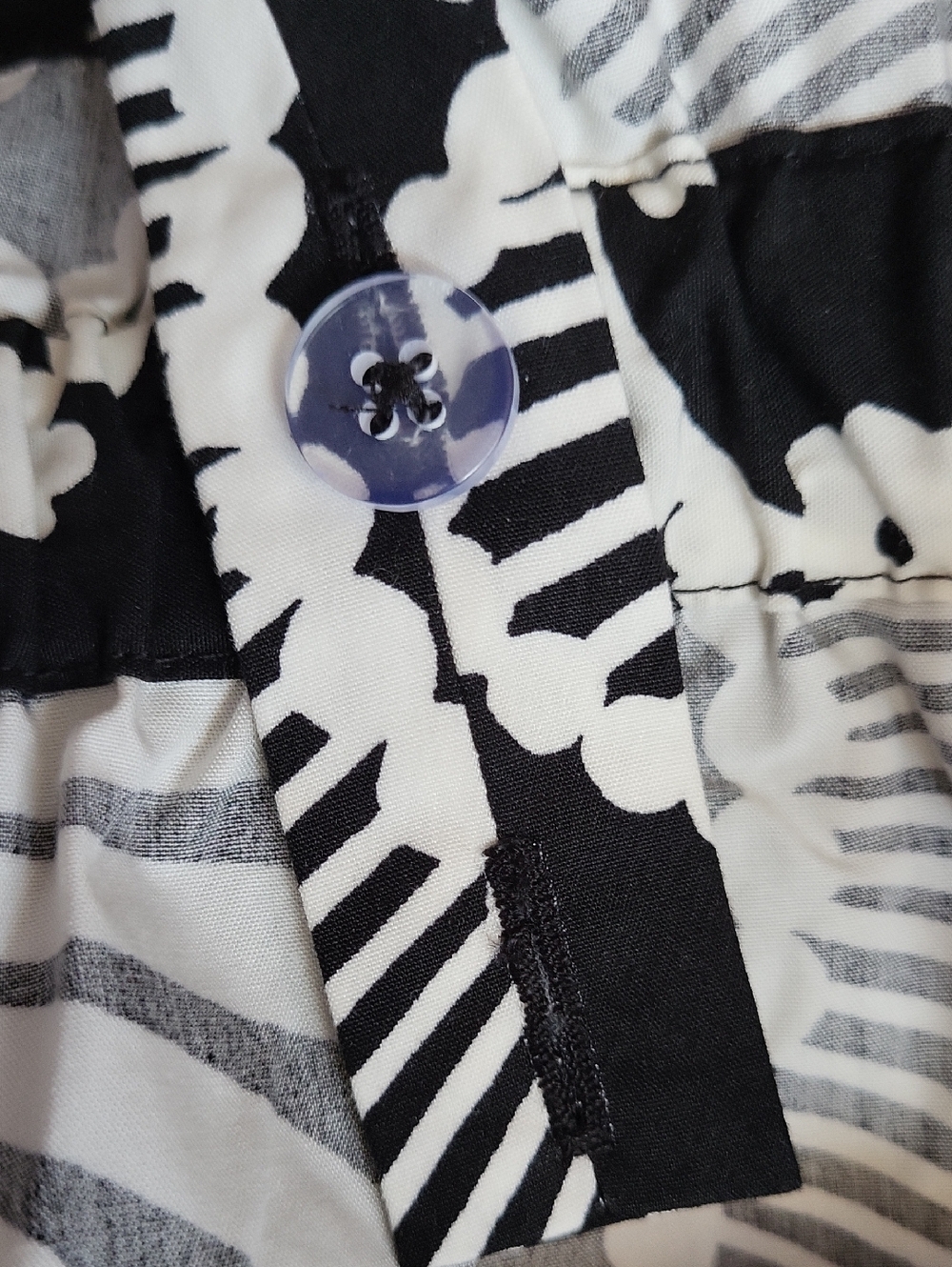 Banana Republic Black and White Floral Midi Dress - Picture 12 of 12
